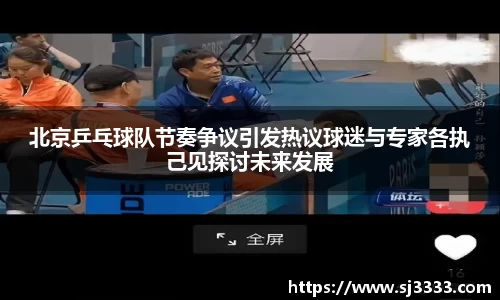 北京乒乓球队节奏争议引发热议球迷与专家各执己见探讨未来发展